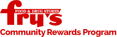 Logo for Fry's Food and Drug Stores with text reading "Community Rewards Program"